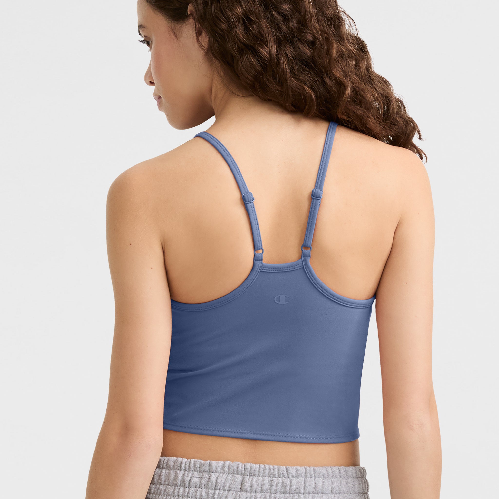Soft Touch Longline Cami. Shelf Bra. C Logo - Image 4