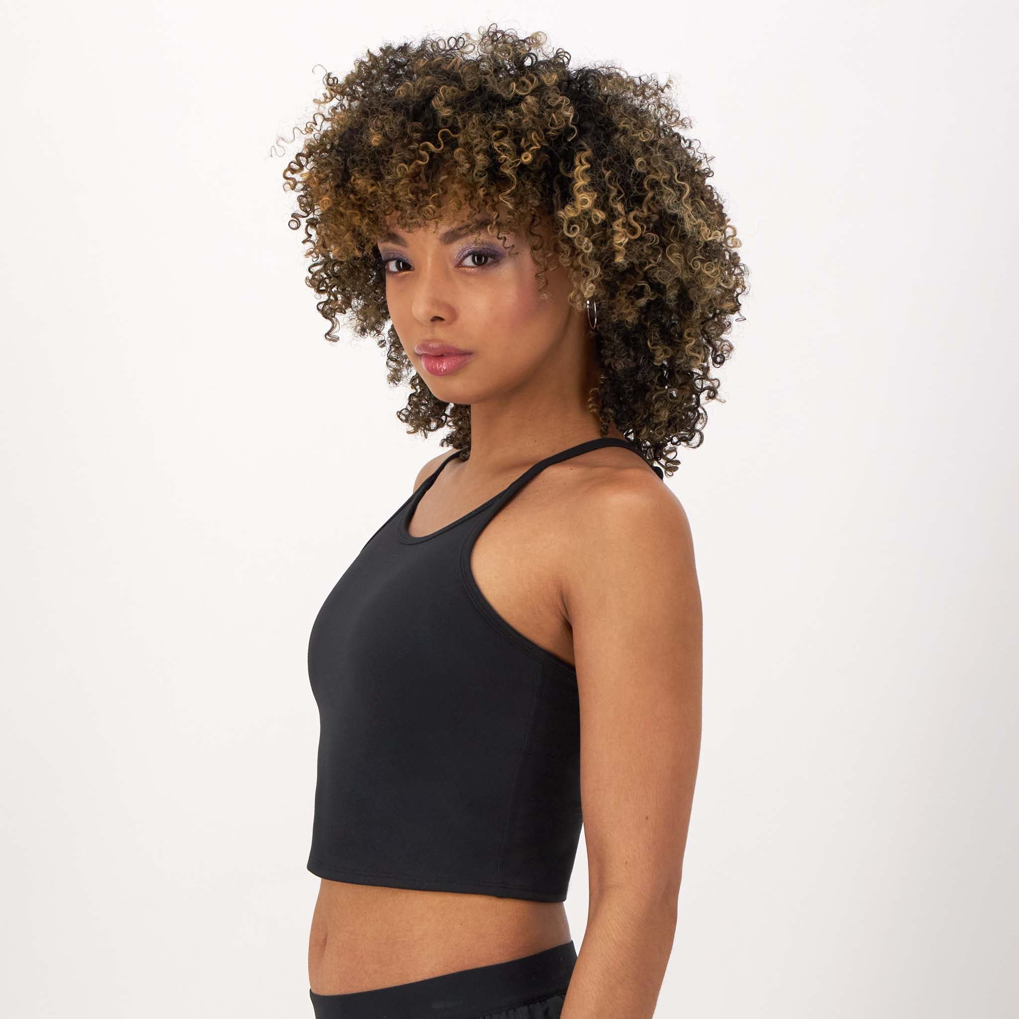 Soft Touch Longline Cami. Shelf Bra. C Logo - Image 2