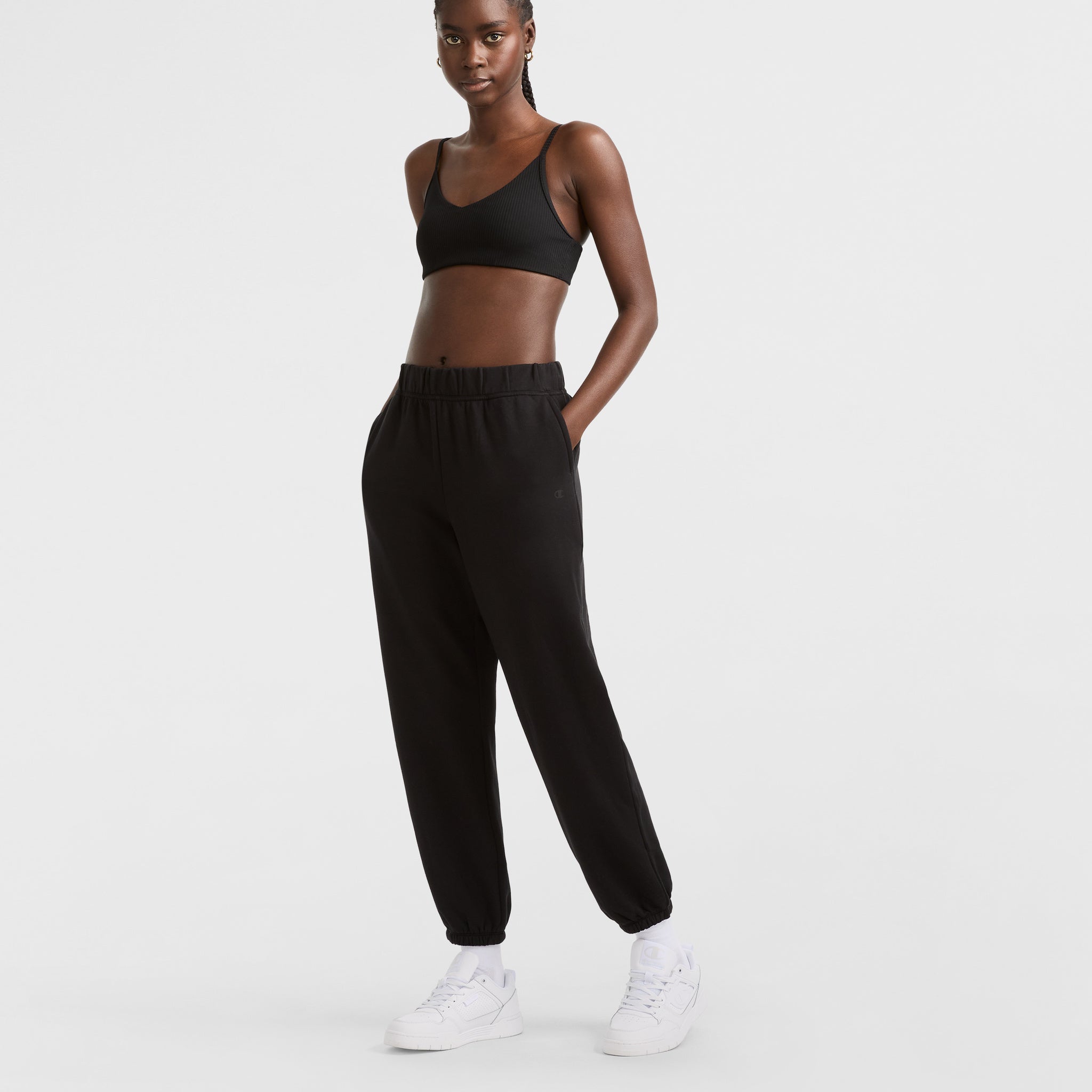 Soft Touch Ribbed Sports Bra. C Logo - Image 5