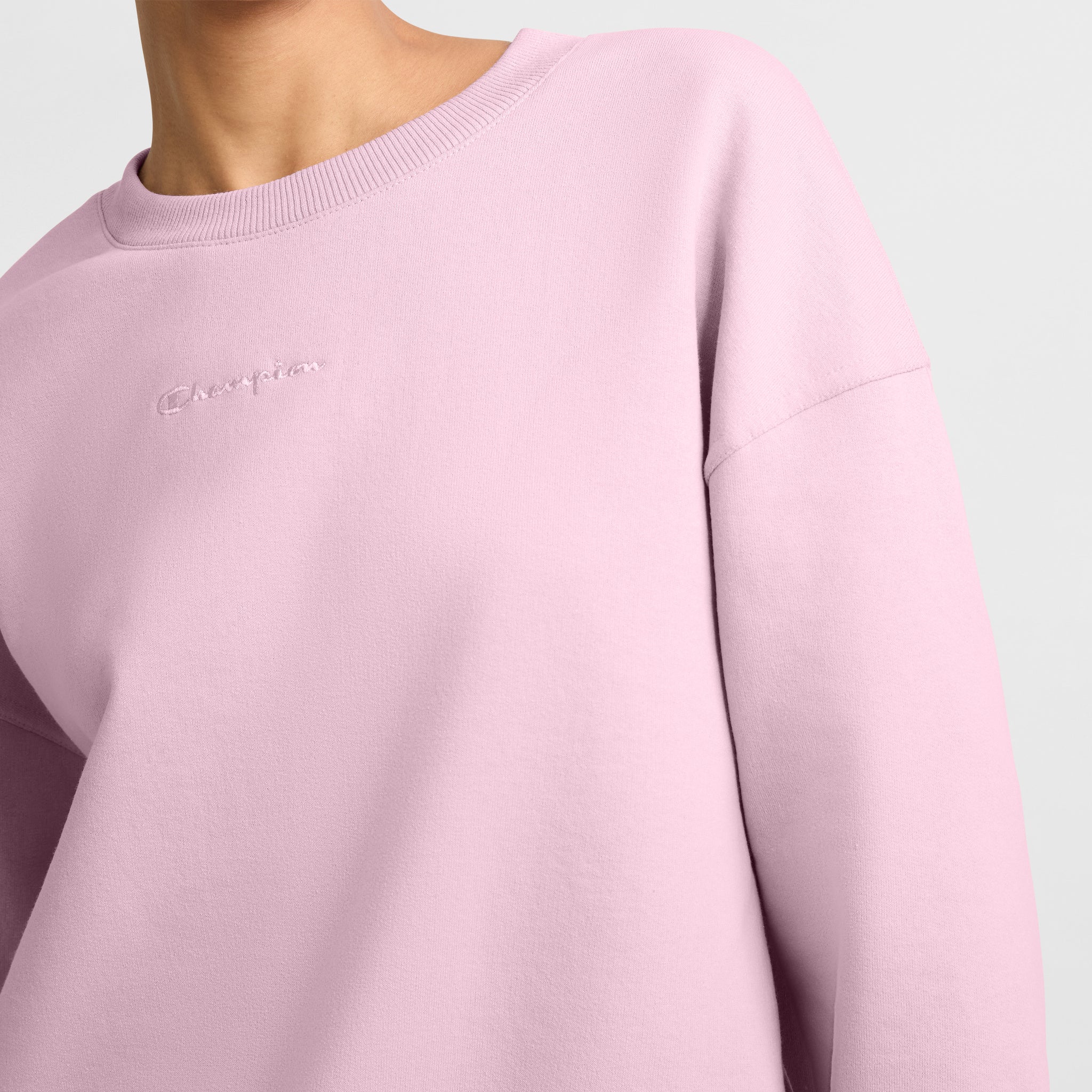 Powerblend Crewneck Sweatshirt. Embroidered Script Logo - Image 3