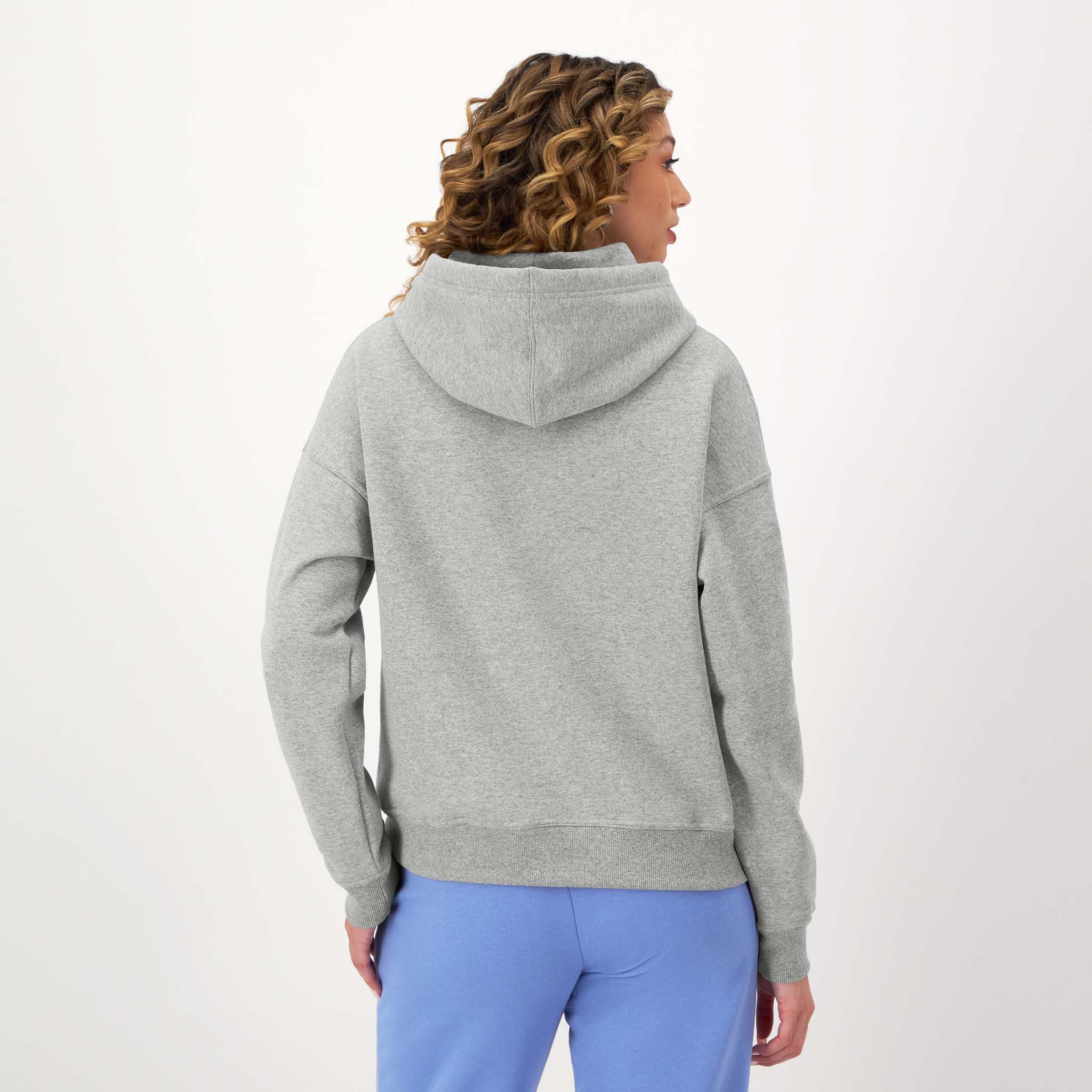Powerblend Hoodie. Relaxed. Full Embroidered Script Logo - Image 3