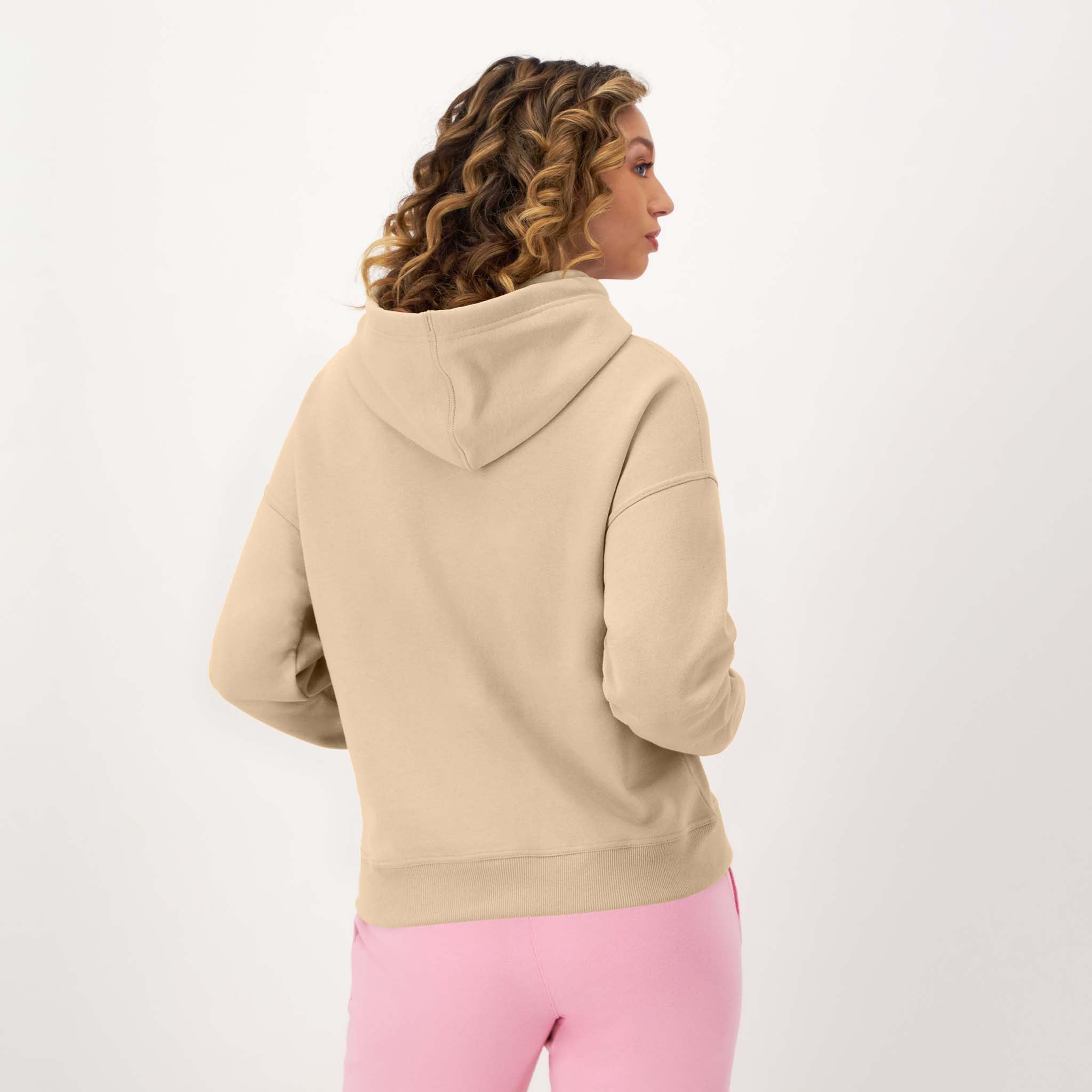 Powerblend Hoodie. Relaxed. Full Embroidered Script Logo - Image 3