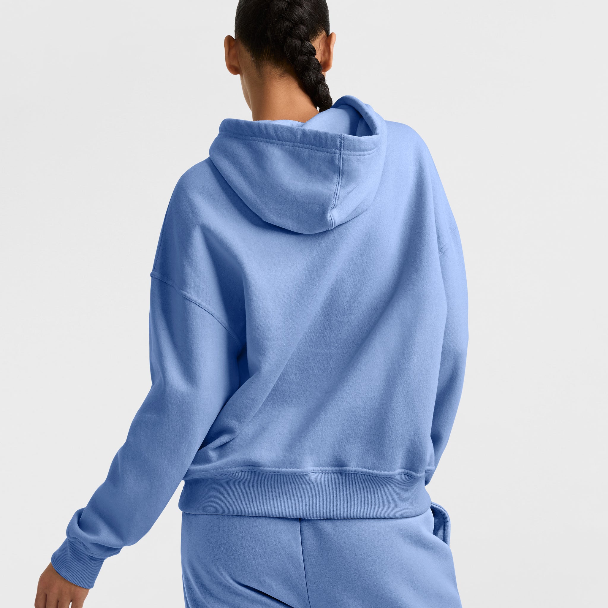 Powerblend Hoodie. Relaxed. Full Embroidered Script Logo - Image 2