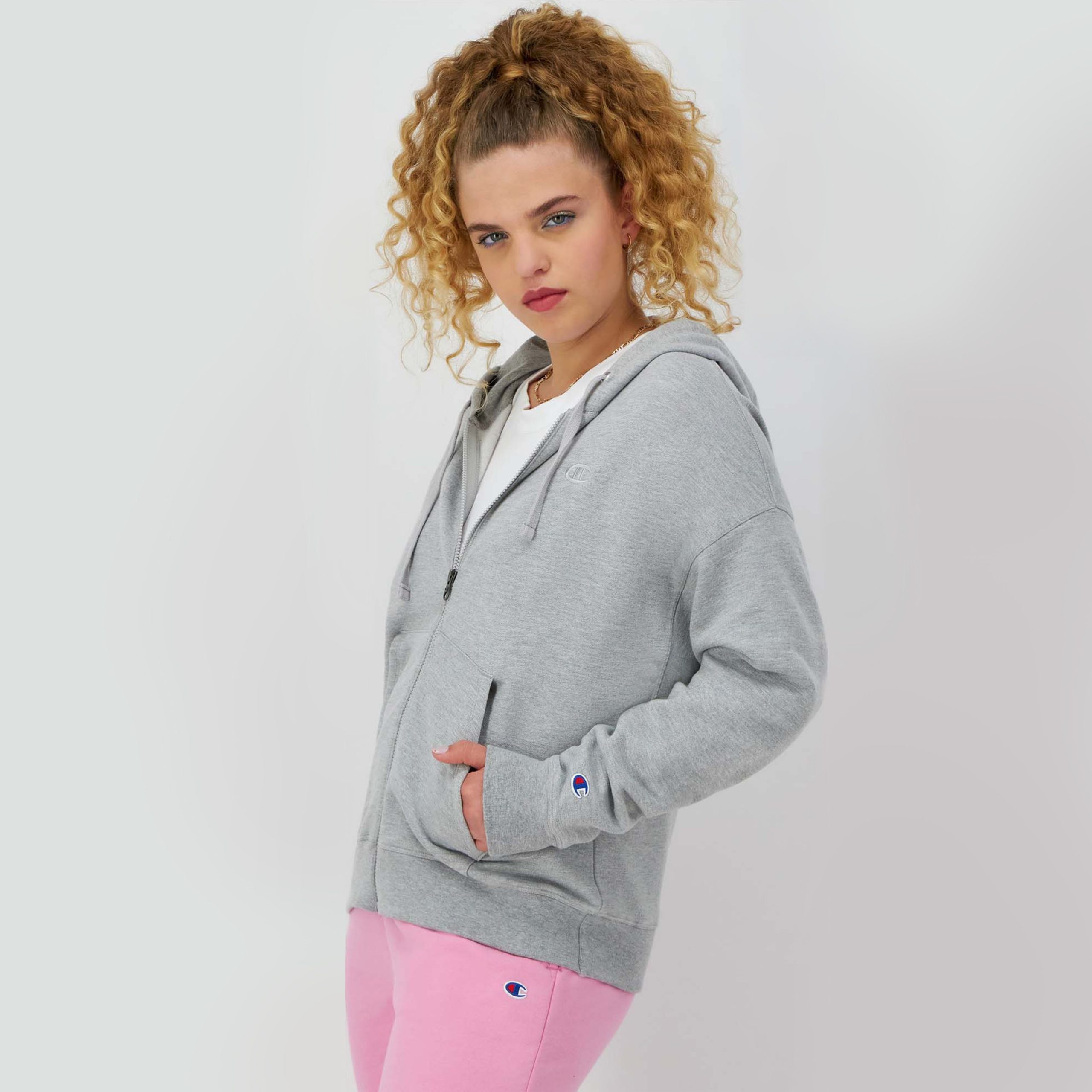 Powerblend Zip-Up Hoodie. C Logo - Image 2