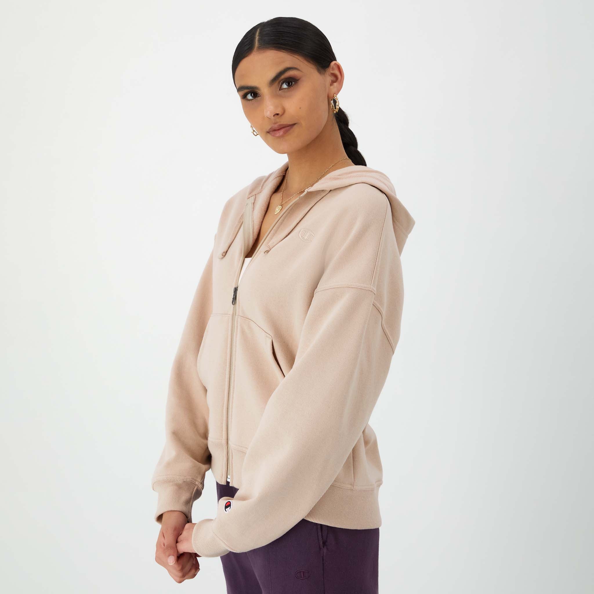 Powerblend Zip-Up Hoodie. C Logo - Image 2