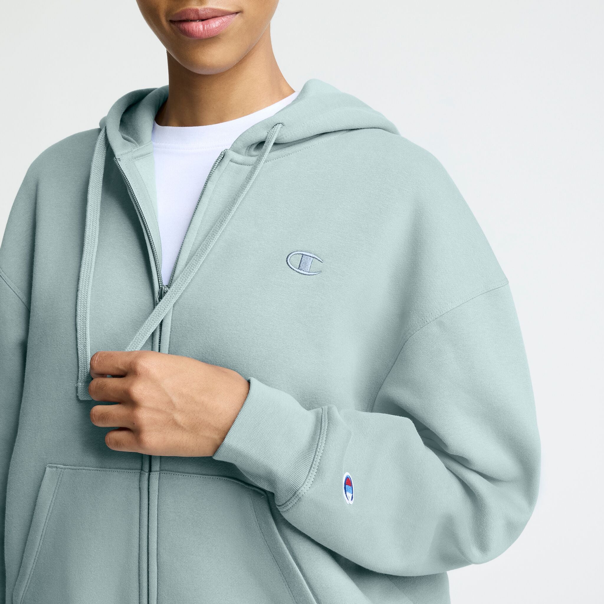 Powerblend Zip-Up Hoodie. C Logo - Image 3