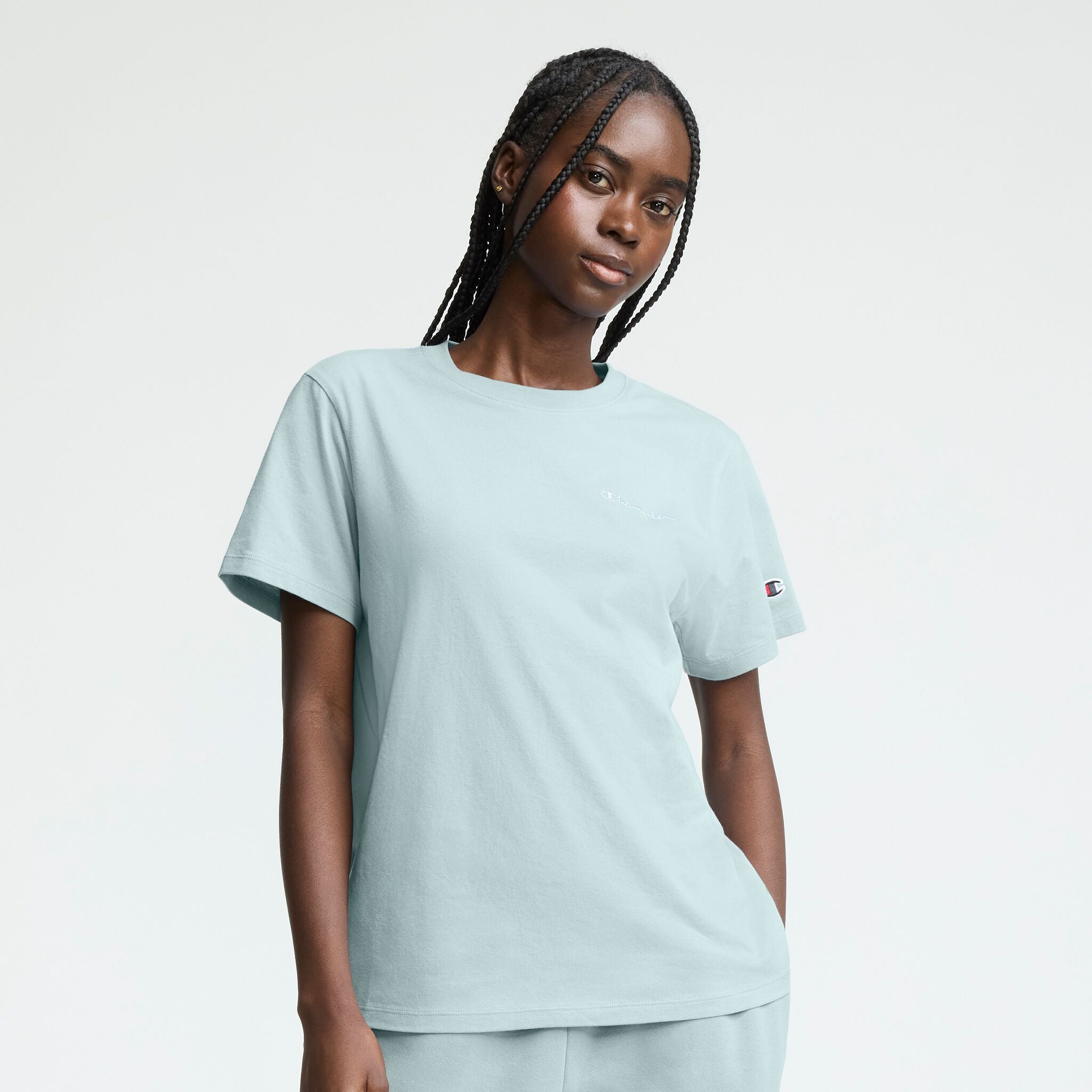 Classic T-Shirt. Tonal Left Chest Script