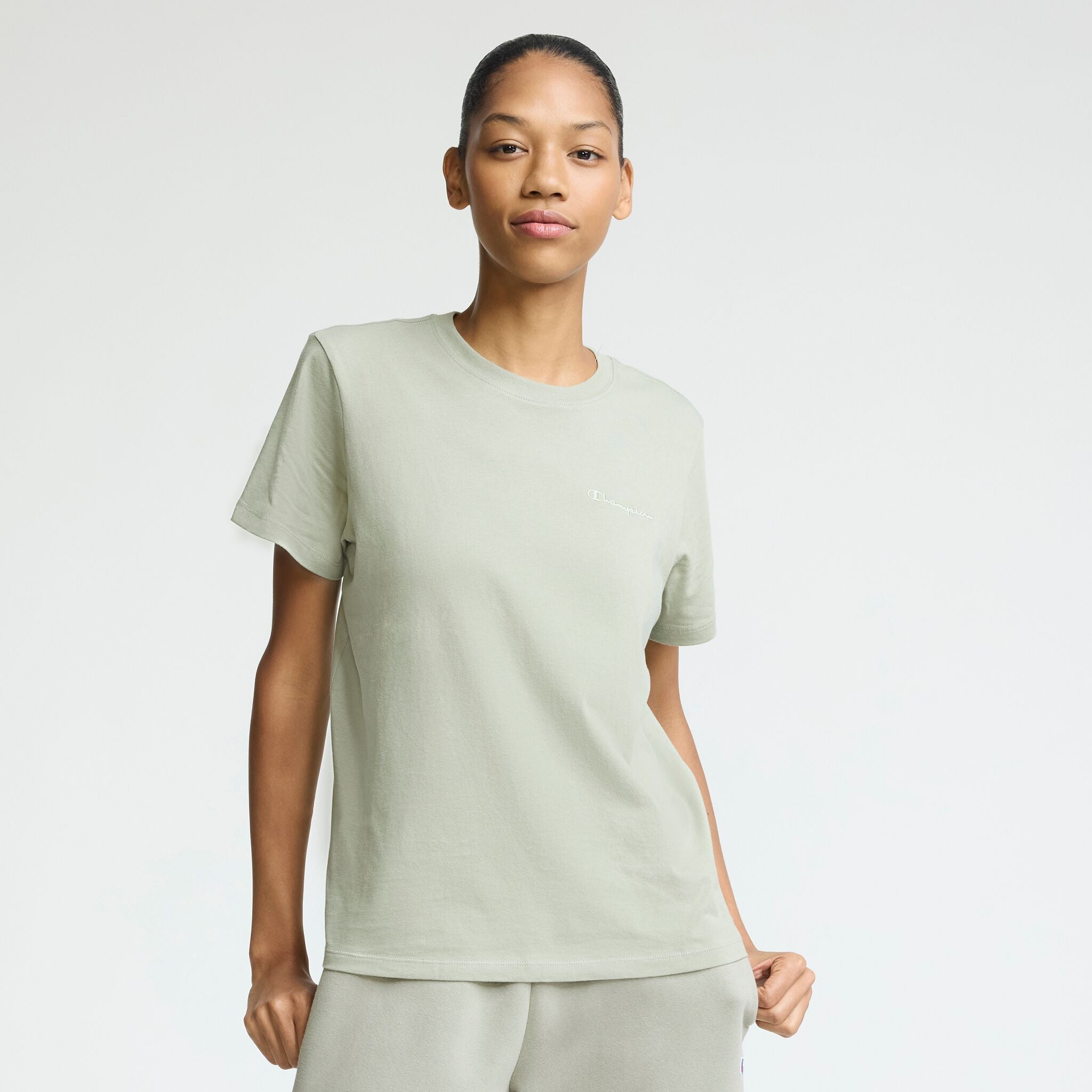 Classic T-Shirt. Tonal Left Chest Script