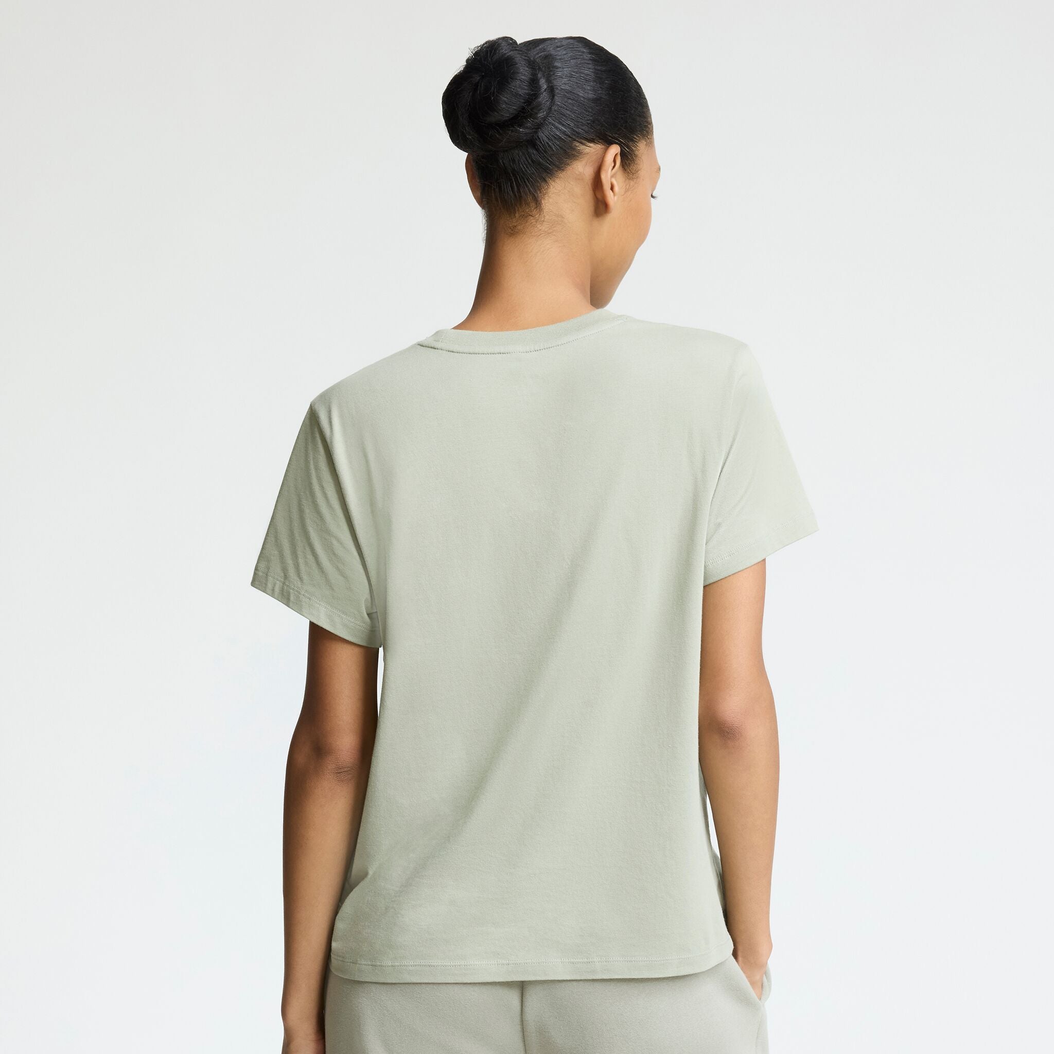 Classic T-Shirt. Tonal Left Chest Script - Image 3