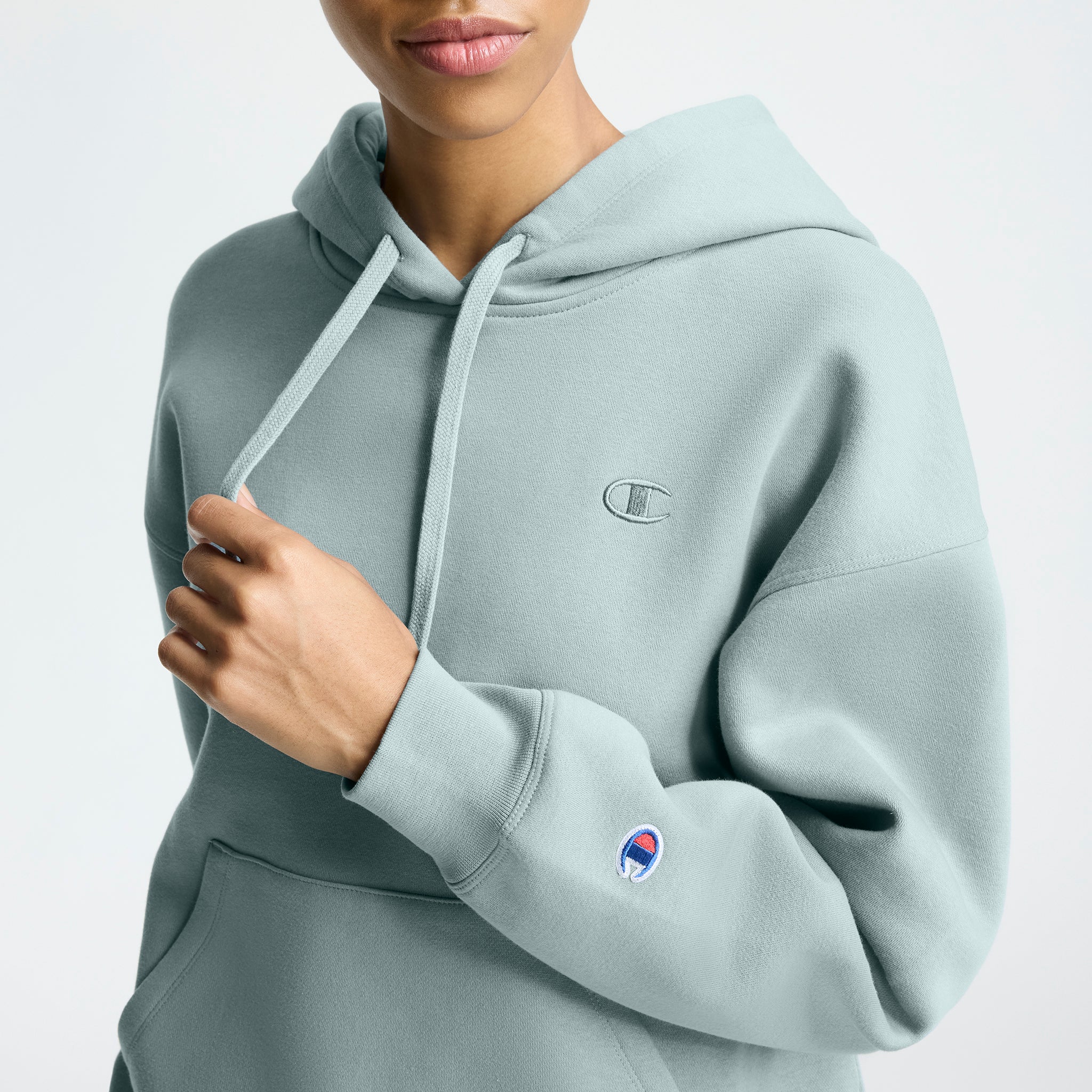 Small C Freshman Powerblend Hoodie - Image 3