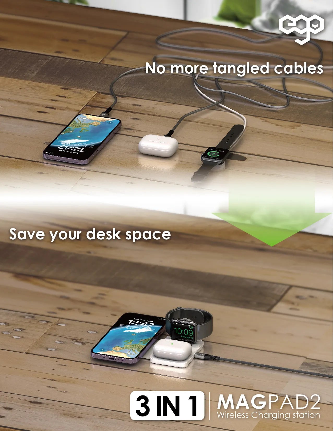 EGO 3-IN-1 MAGPAD2 MAGSAFE CHARGER - Image 13