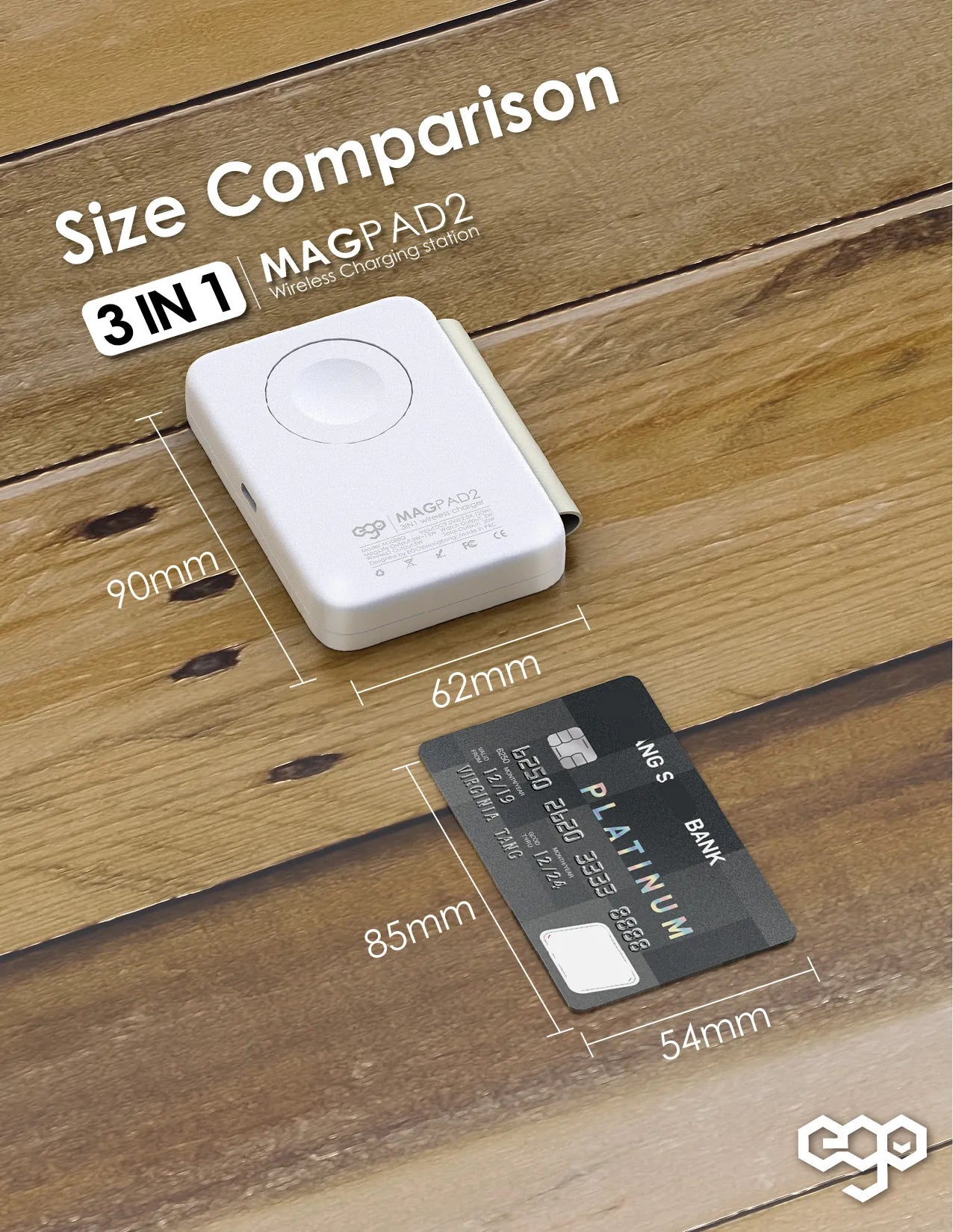 EGO 3-IN-1 MAGPAD2 MAGSAFE CHARGER - Image 12