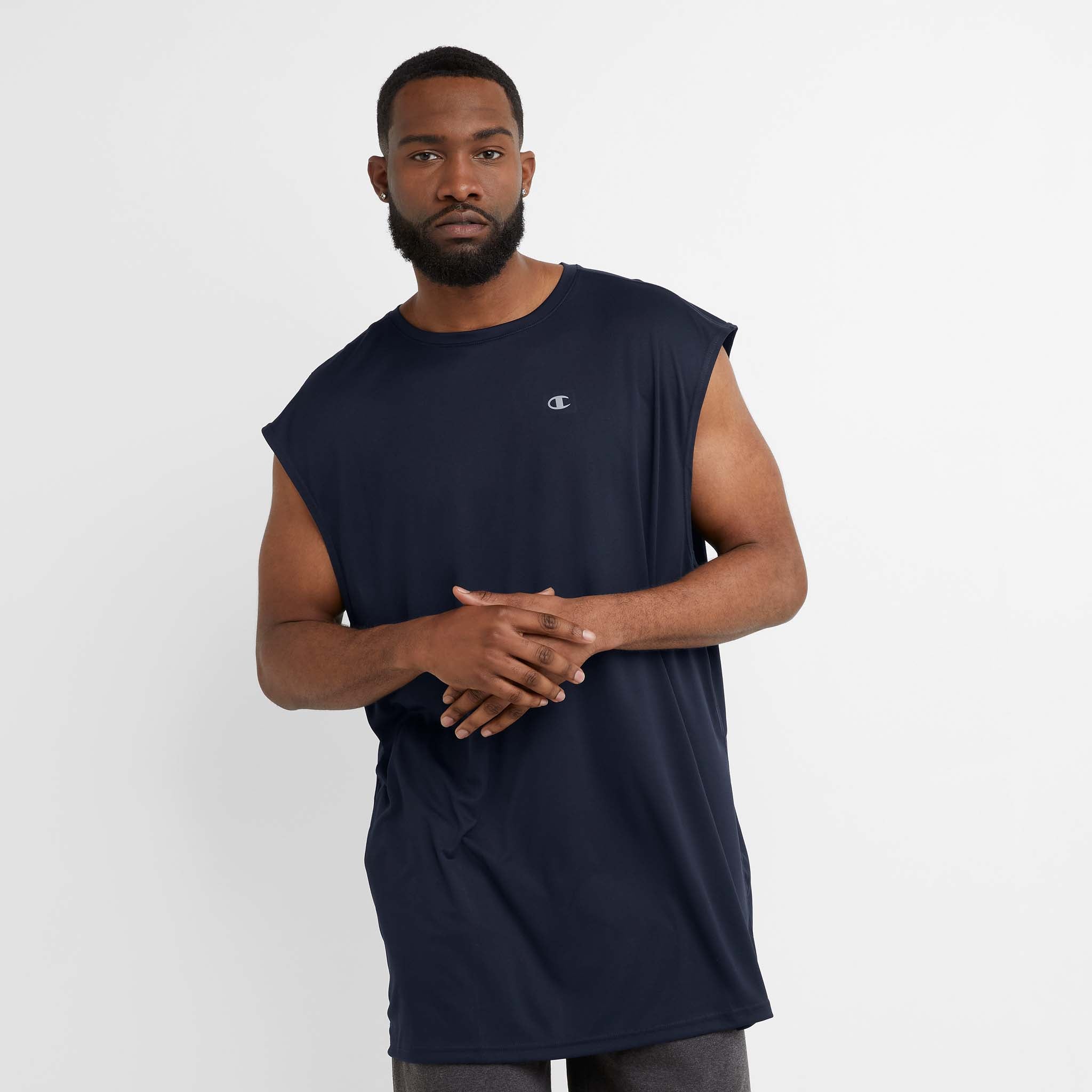 Muscle Tank. Moisture Wicking. C Logo - Big & Tall