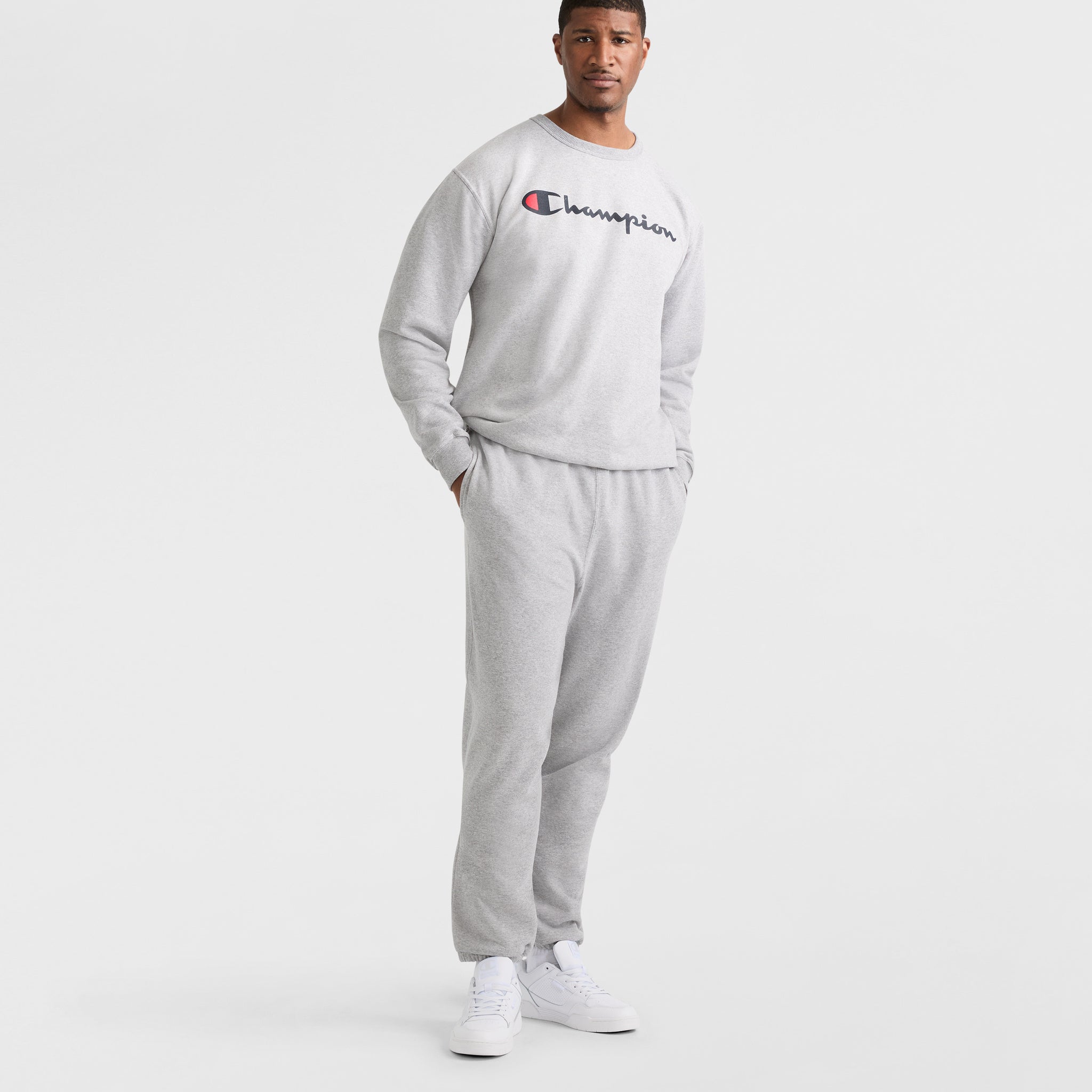 Powerblend Sweatpants. Cinched Hem. C Logo - Big & Tall - Image 3