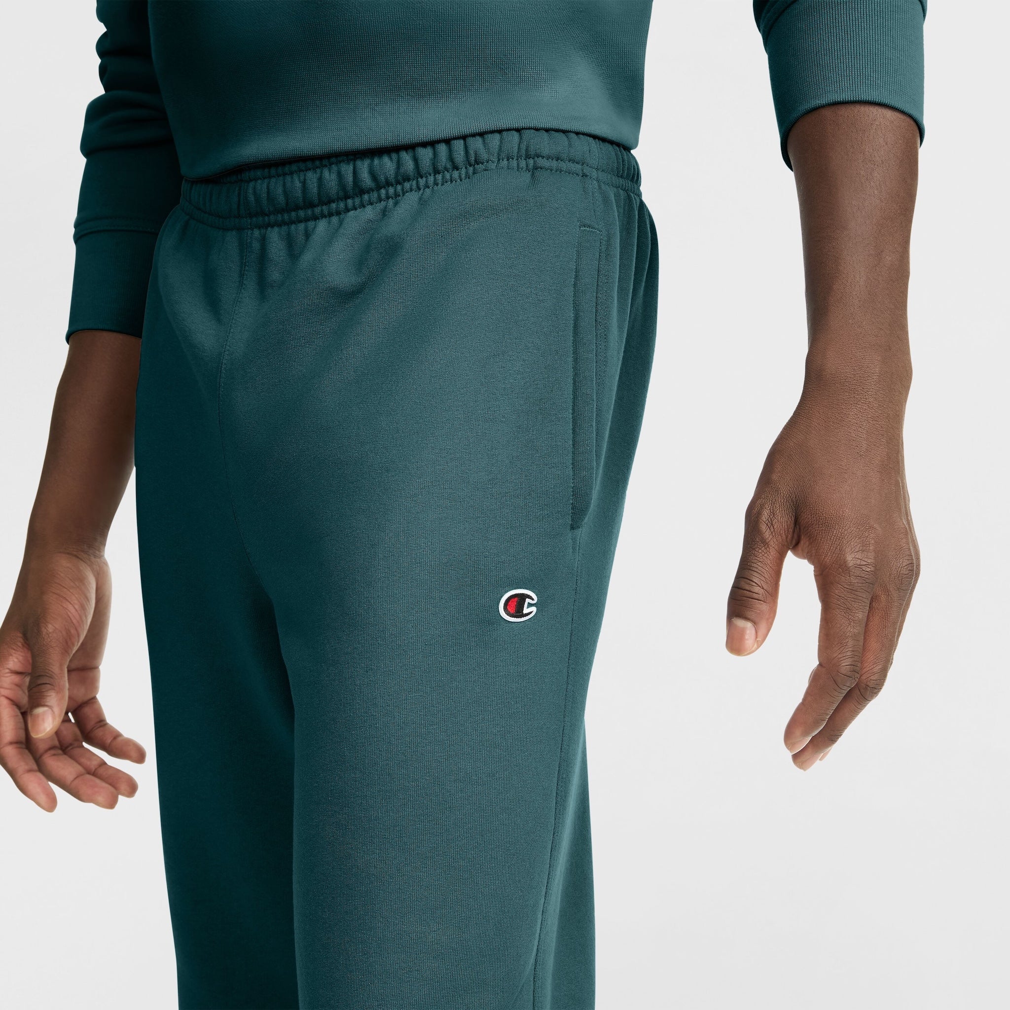 Powerblend Sweatpants. Relaxed Hem. C Logo - Image 3