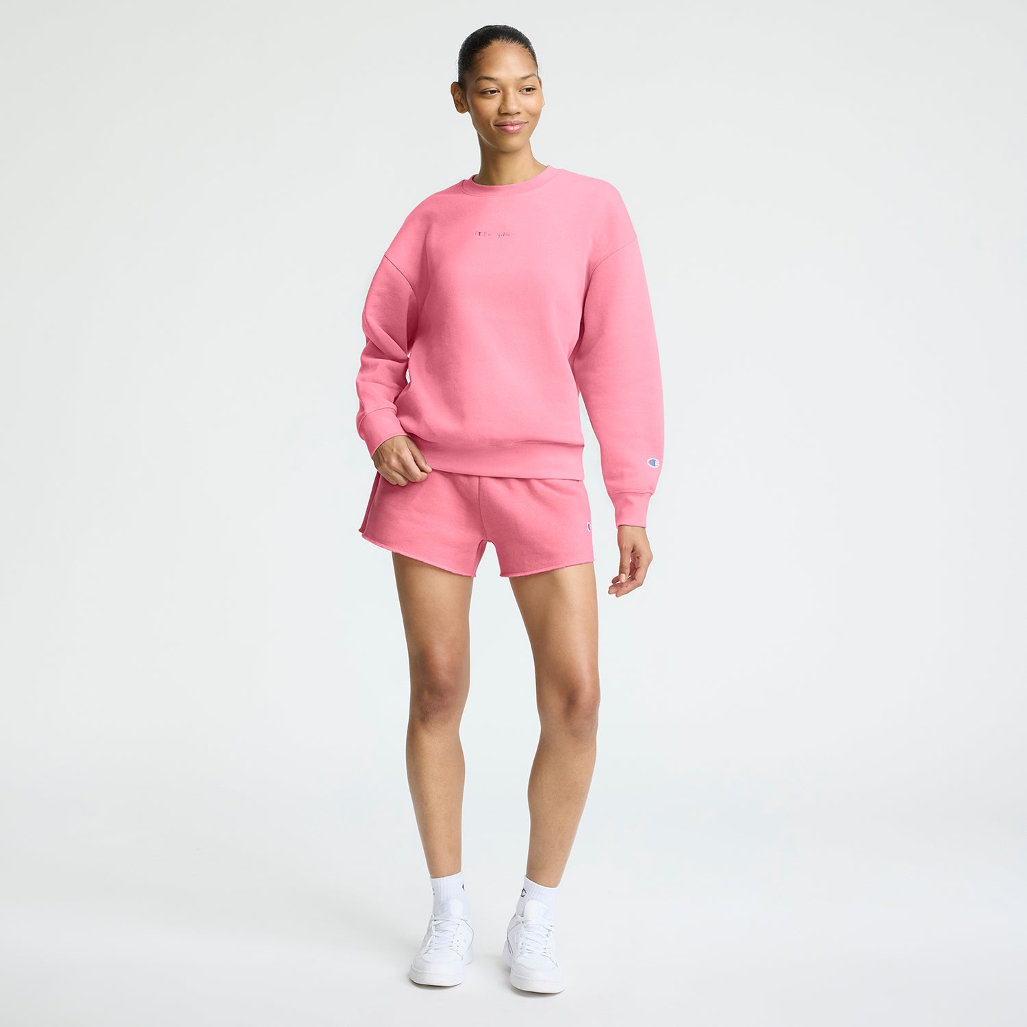 Powerblend Crewneck Sweatshirt. Embroidered Script Logo - Image 4
